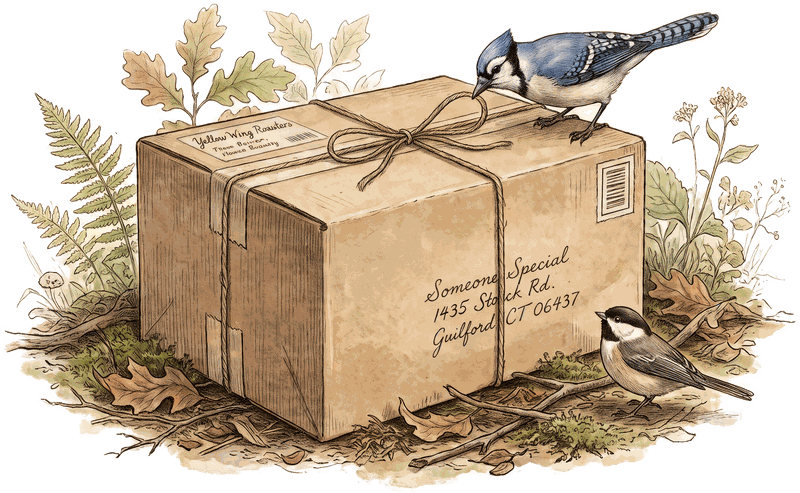 Yellow Wing Roasters Delivery Box